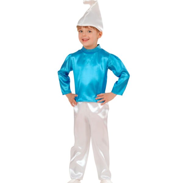costume da puffo blu