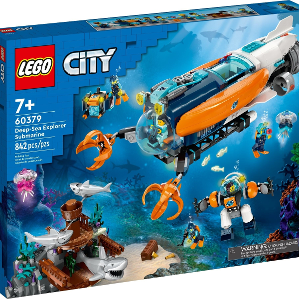 lego city sottomarino per esplorazioni abissali