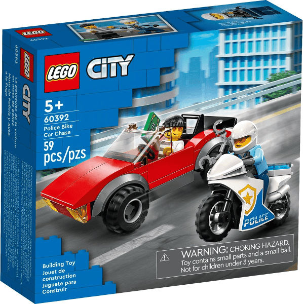 lego city inseguimento sulla moto della polizia