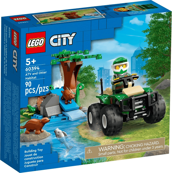 lego city l’atv e l’habitat della lontra