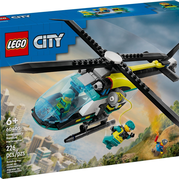 lego city elicottero di soccorso di emergenza