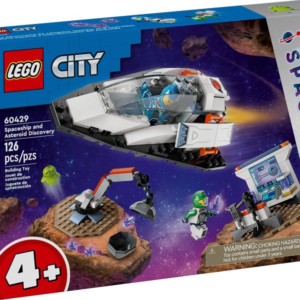 lego city space navetta spaziale e scoperta di asteroidi
