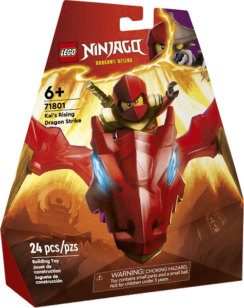 lego ninjago attacco del rising dragon di kai