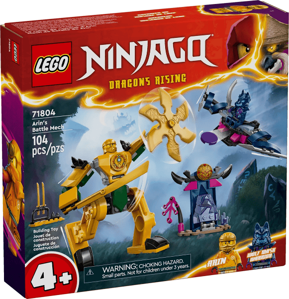 lego ninjago mech da battaglia di arin
