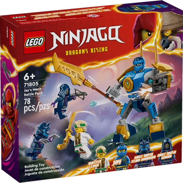 lego ninjago mech elemento terra di cole
