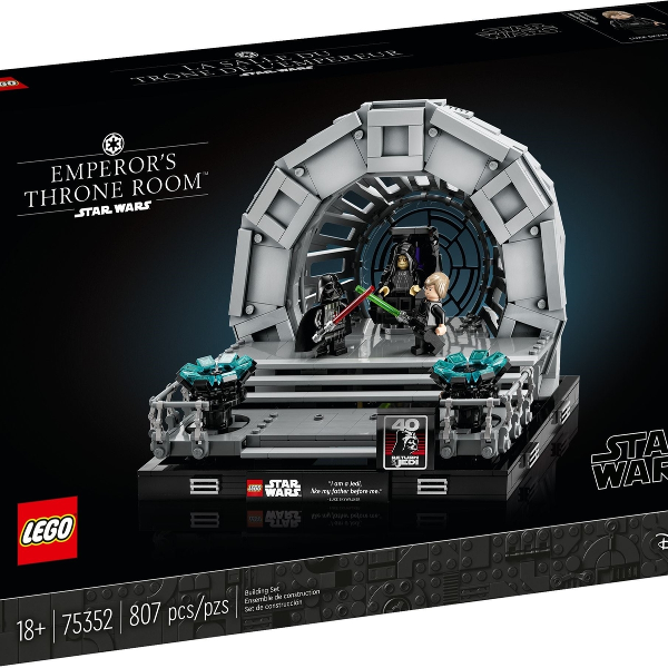 lego star wars diorama sala del trono dell’imperatore™