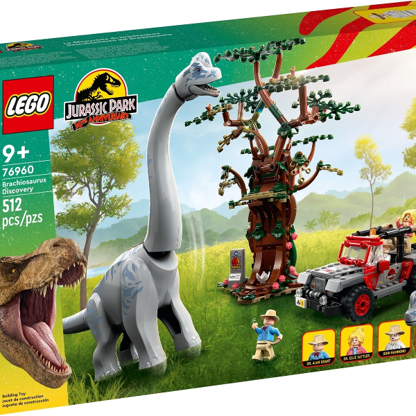 lego jurassic world la scoperta del brachiosauro