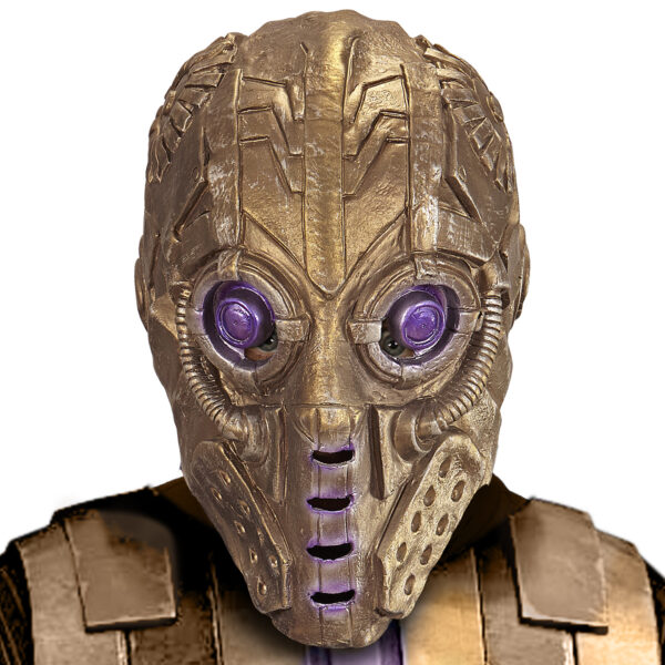 maschera in lattice da soldato alieno