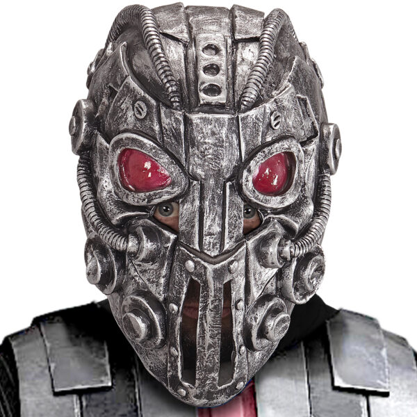 maschera in lattice da guerriero alieno