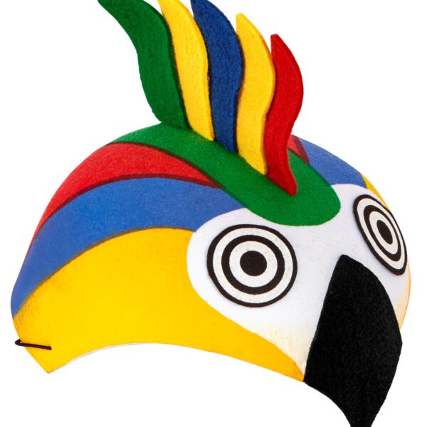 cappello calotta da pappagallo