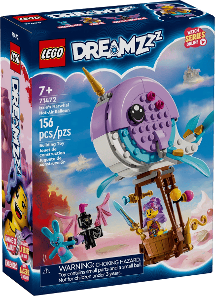 lego dreamz la mongolfiera narvalo di izzie