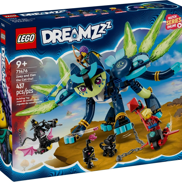lego dreamz zoey e zian, il gatto gufo