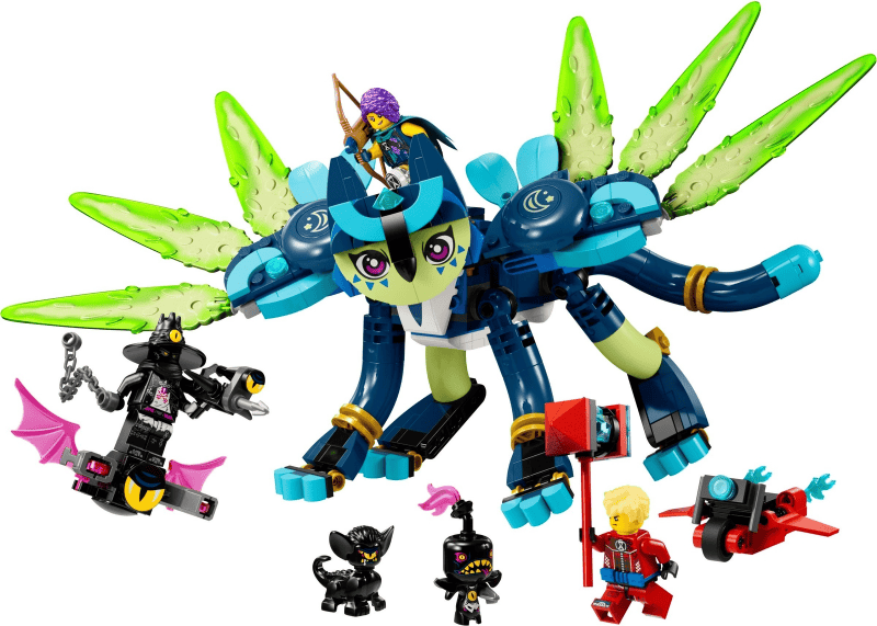 lego dreamz zoey e zian, il gatto gufo