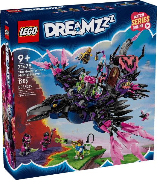 lego dreamz il corvo di mezzanotte della mai strega