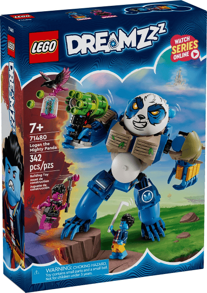 lego dreamz logan robot panda