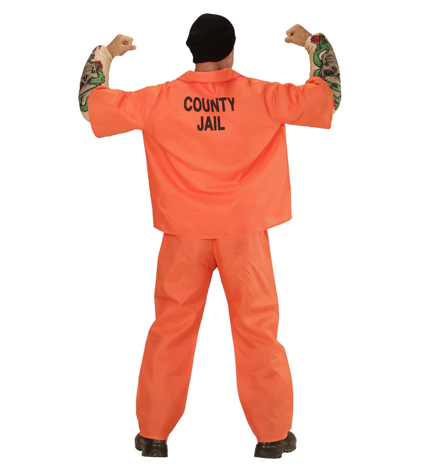 costume da carcerato tatuato