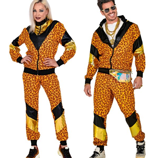 costume tuta leopardata anni 80