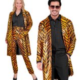 cappotto tigrato in paillettes