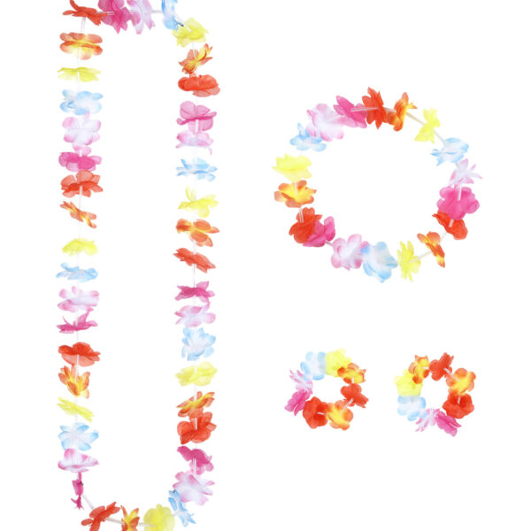 kit hawaiano multicolore