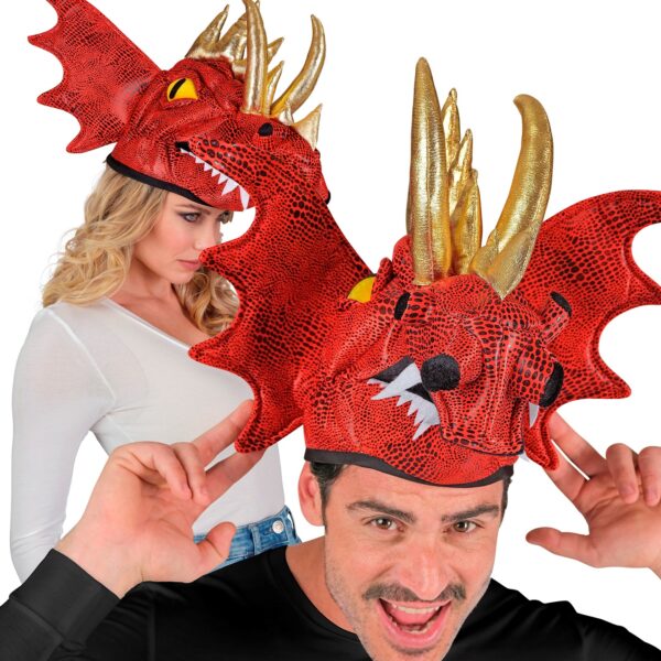 cappello da drago rosso