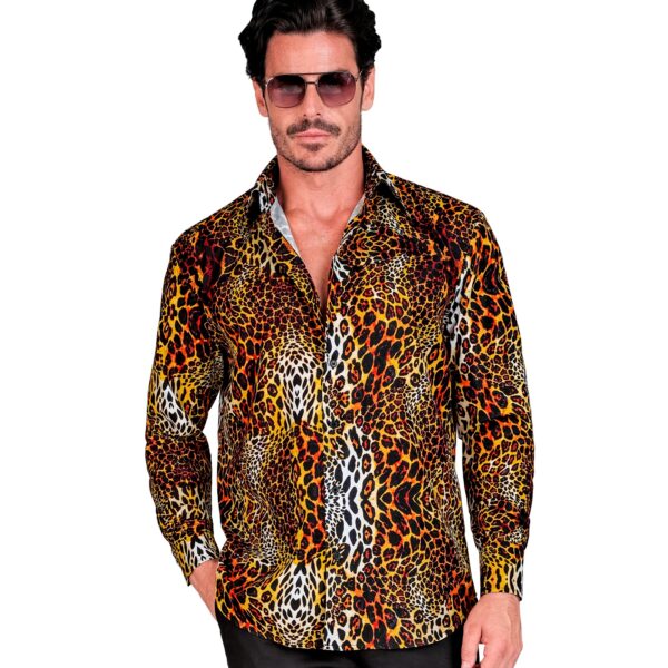camicia leopardata