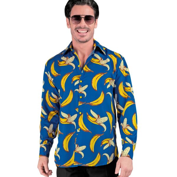 camicia con banane fluorescente