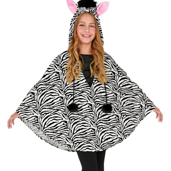 poncho zebrato