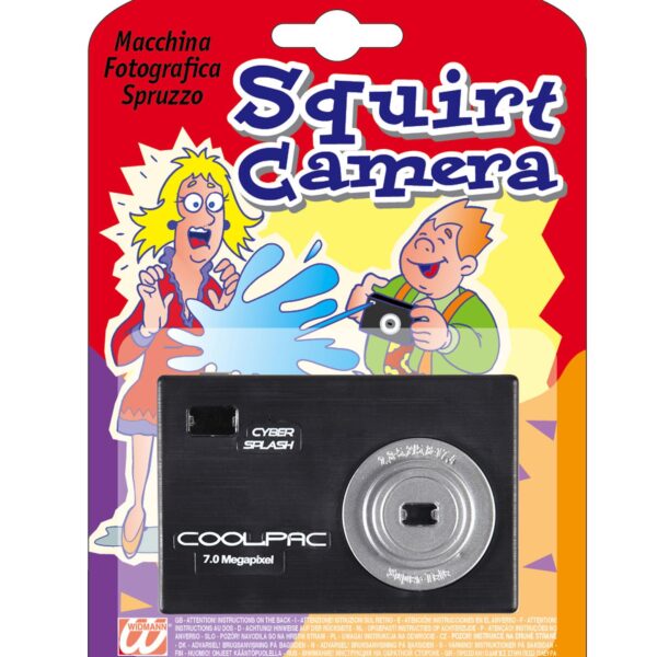macchina fotografica a spruzzo