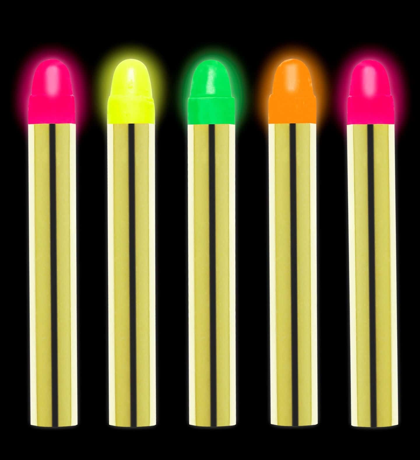 set matite da trucco fluorescente