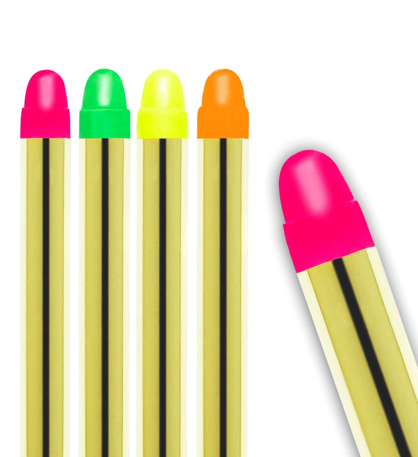 set matite da trucco fluorescente
