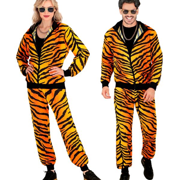 costume tuta tigrata anni 80