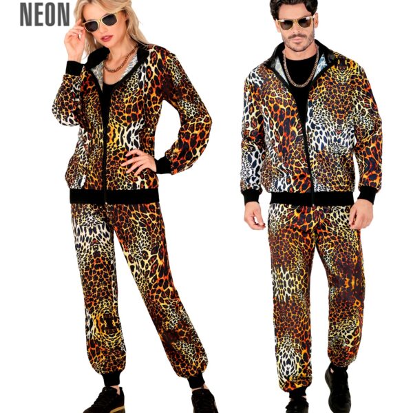 costume tuta leopardata anni 80