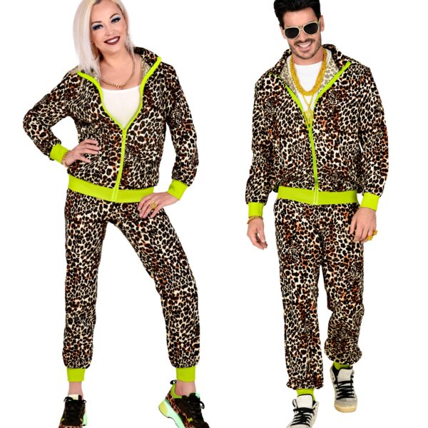 costume tuta leopardata anni 80