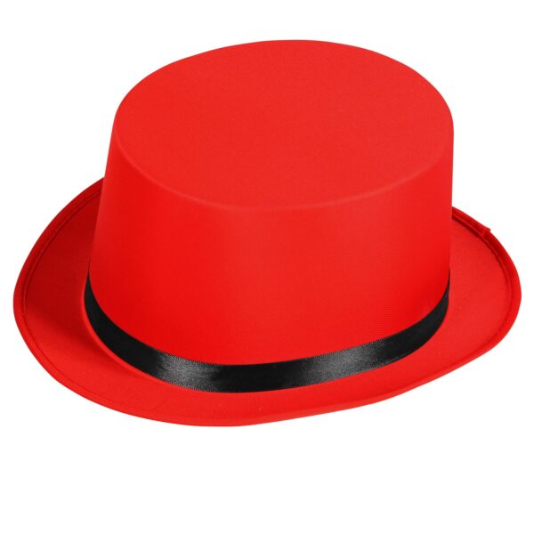 cilindro rosso da direttore di circo