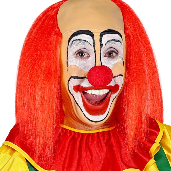 calotta clown con capelli