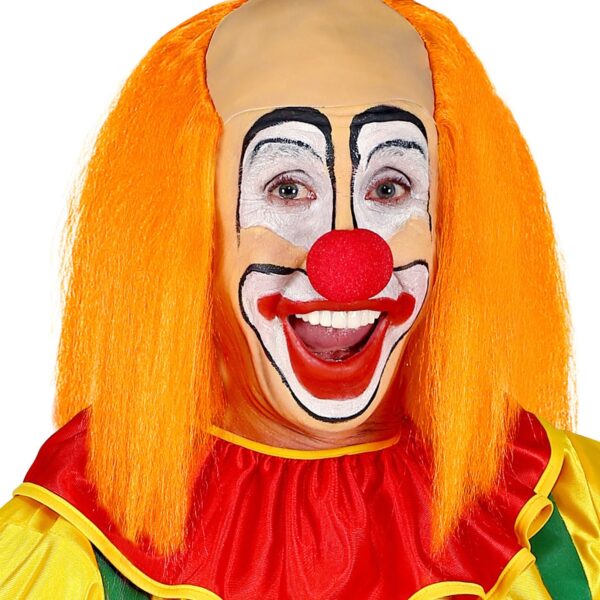 calotta clown con capelli
