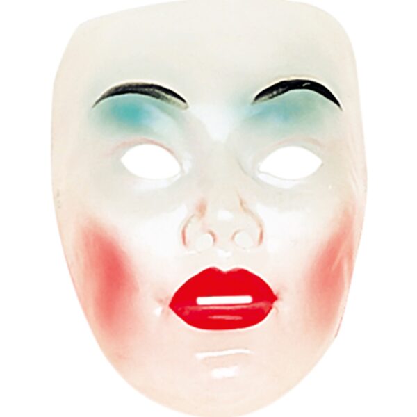 maschera trasparente donna