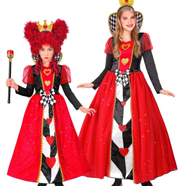 costume da regina di cuori