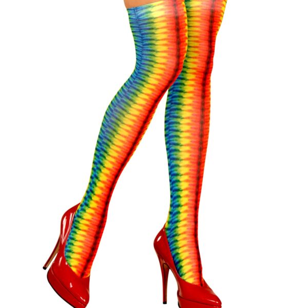 calze autoreggenti tie dye