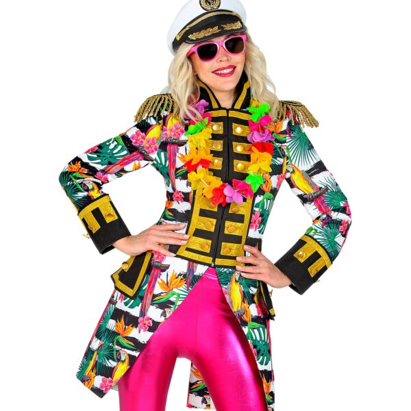 cappotto da parata in stile tropicale