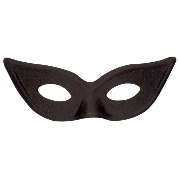 maschera domino farfalla nera