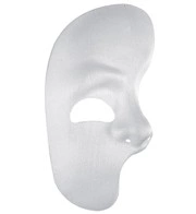 maschera mezzoviso bianca