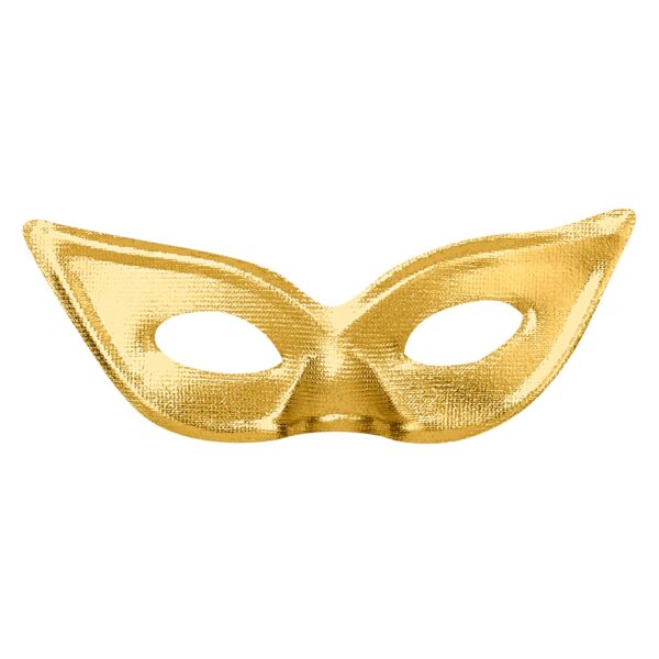 maschera domino papillon oro