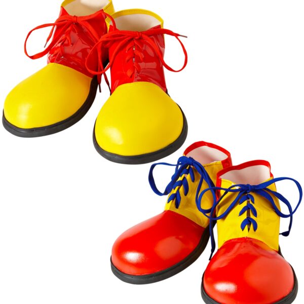 scarpe da clown in colori assortiti