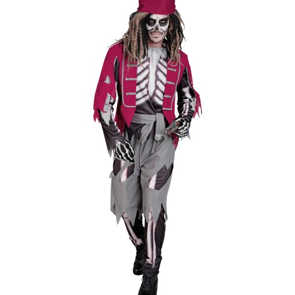 costume da pirata scheletro