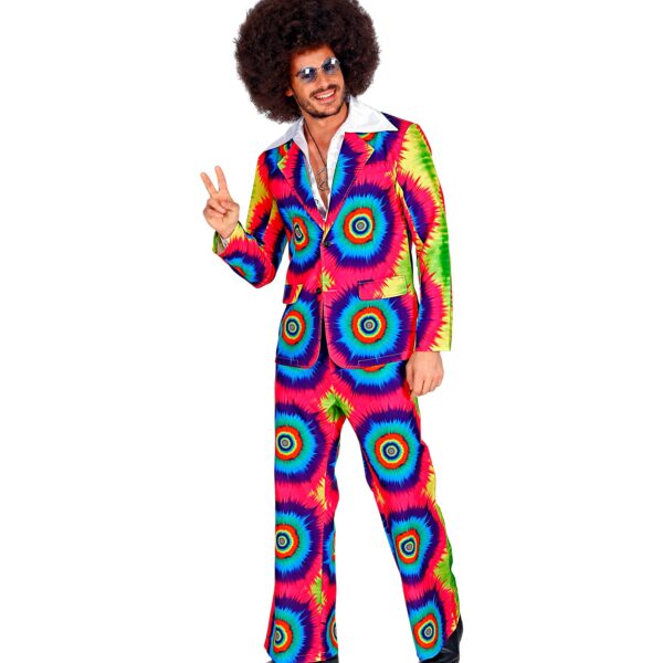 costume da hippie stile tie dye