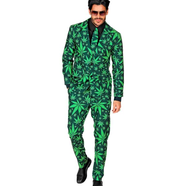 costume con foglie di marijuana