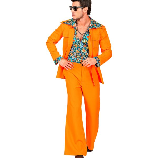 costume da disco arancione anni 70'