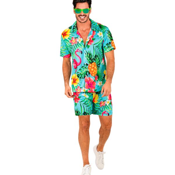 costume da spiaggia azzurro