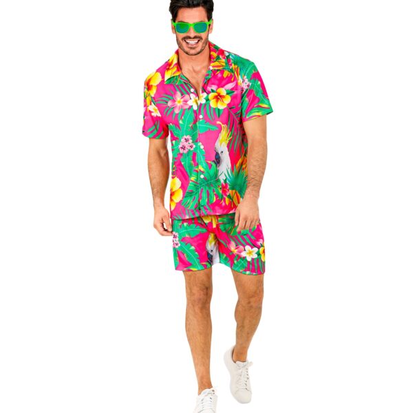 costume da spiaggia rosa